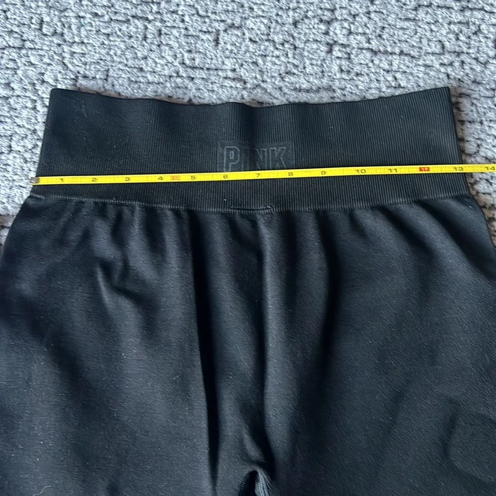 PINK Black Leggings - Picture 2 of 11